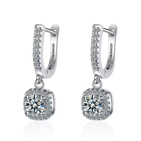 Huggie hoop earrings s925 - Picture 1 of 5